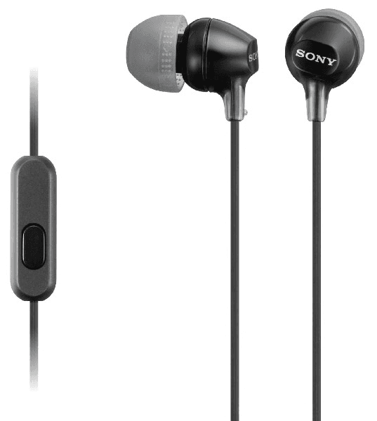 SONY MDREX15APB.CE7 In-ear Bedrade oordopjes Zwart