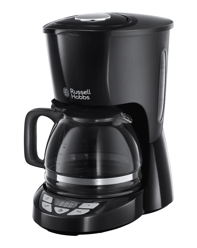 RUSSELL HOBBS 22620-56 Textures Plus - Koffiezetapparaat met Glazen kan - Zwart