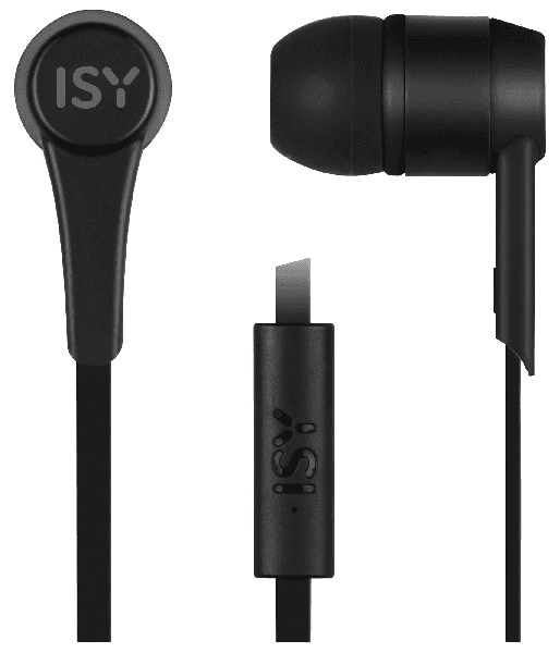 ISY IIE-1101 Oordopjes Zwart