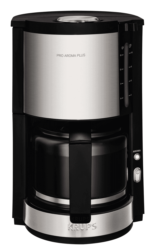 KRUPS Pro Aroma Plus KM3210 - Koffiezetapparaat met Glazen kan - 1,25 l - Zwart