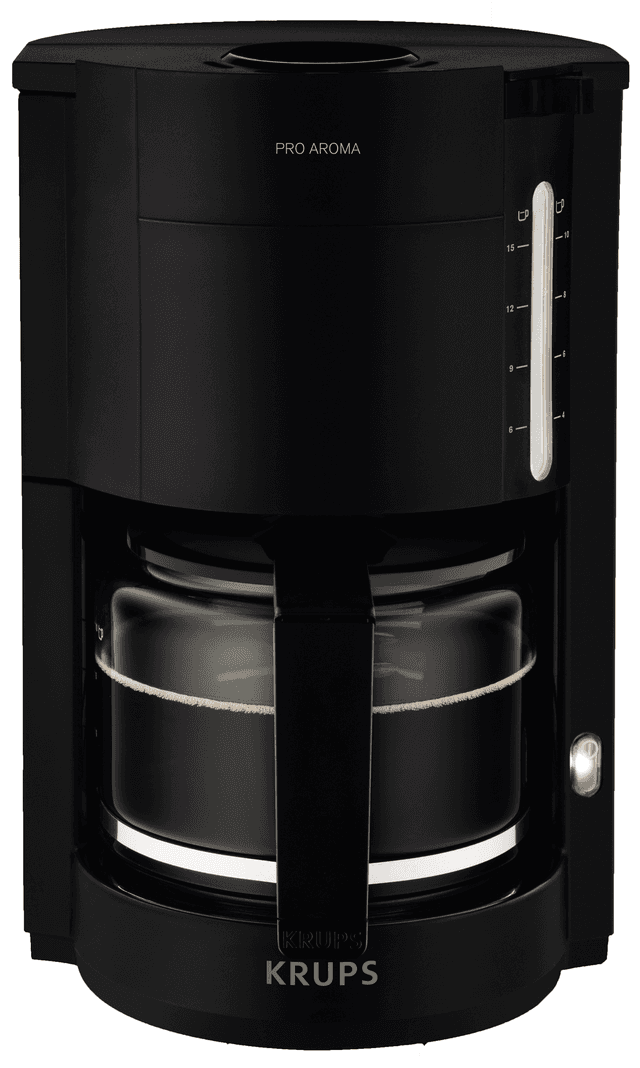 KRUPS Pro Aroma F30908 - Filterkoffiezetapparaat met Glazen kan - 1,25 l - Zwart