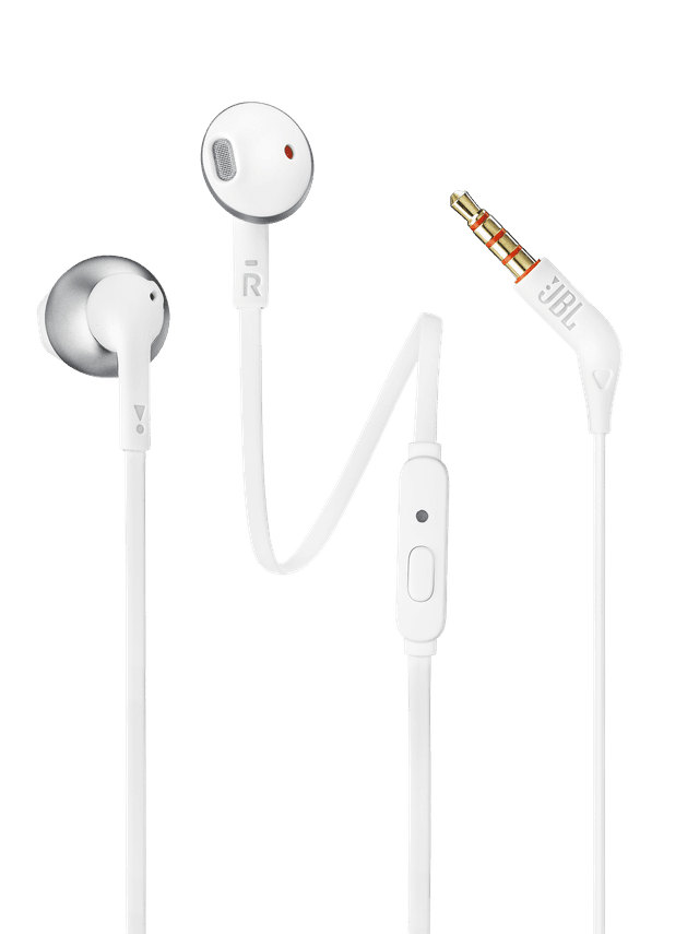 JBL JBLT205CRM In-ear Bedrade oordopjes Zilver