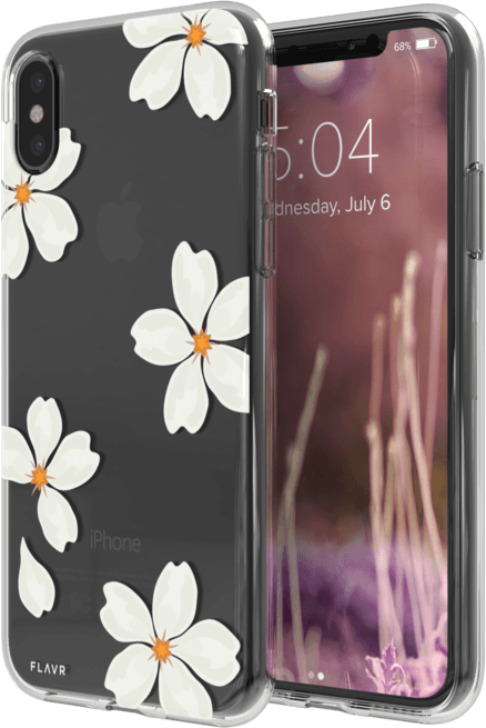 FLAVR iPlate White Petals iPhone X — afbeelding 1