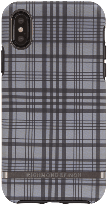 RICHMOND & FINCH Checked Zwart iPhone X