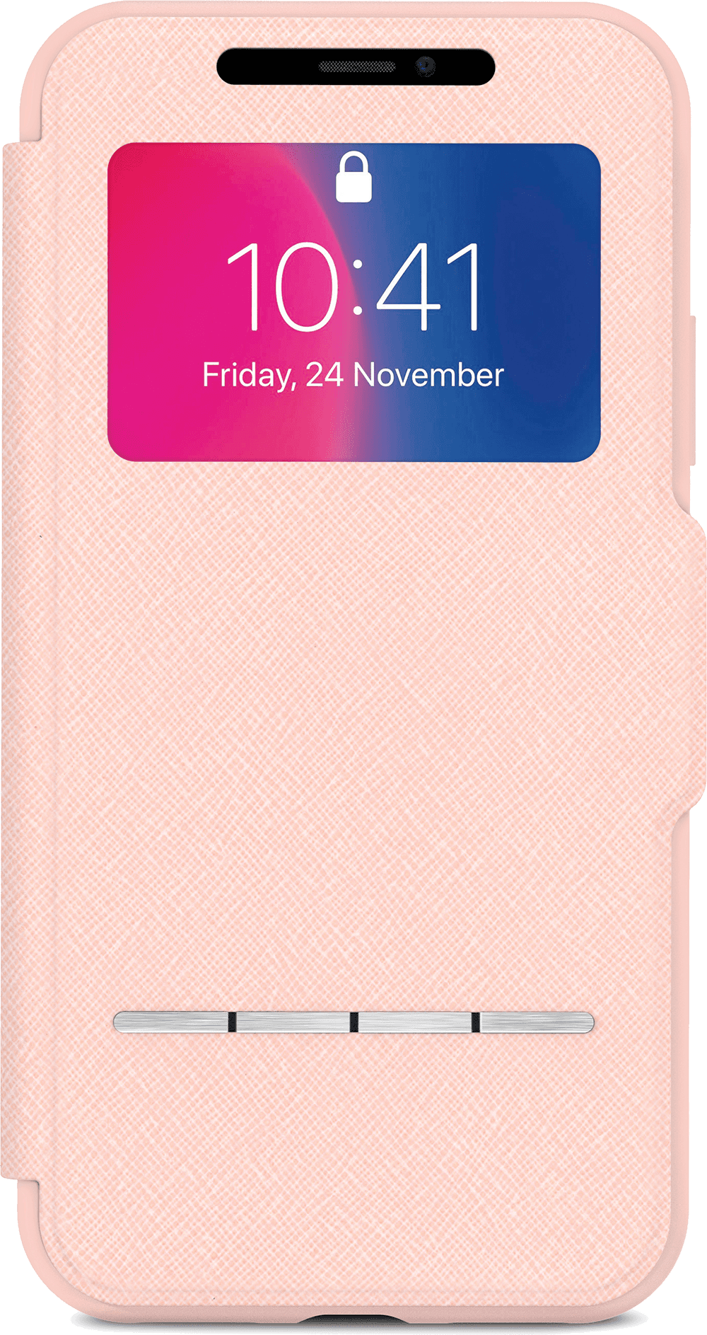 MOSHI Sensecover iPhone X Luna Roze — afbeelding 1