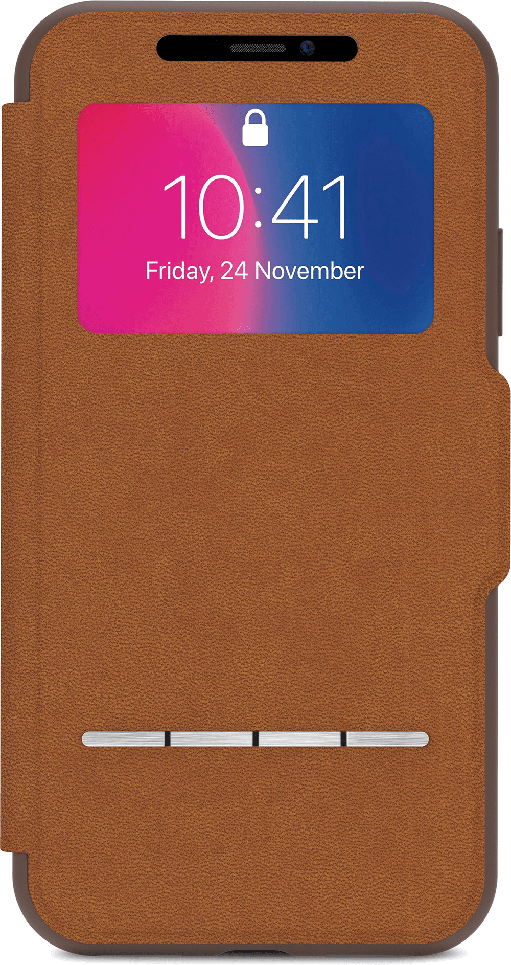 MOSHI Sensecover iPhone X Ca Bruin — afbeelding 1