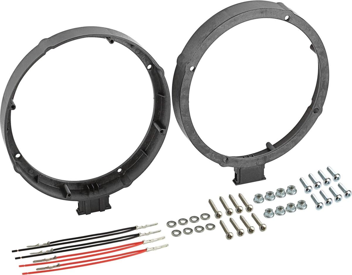 Speaker Ringen Ø 165mm Div.modellen Seat-Skoda-Volkswagen-Mitsubishi Met ingebouwde speakerconnector — afbeelding 1