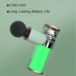 Mini Massage Gun - Spierherstel Apparaat - Spierpijn Verlichten - Stil & Krachtig - 1500mAh Batterij - Roze — thumbnail 2