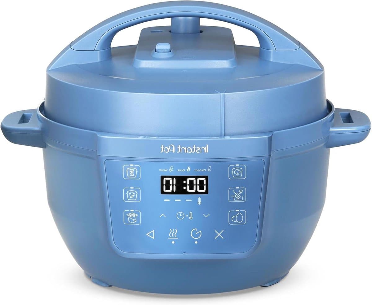 Elektrische Multikoker - Snelkookpan Rijstkoker - Snel Maaltijden Koken - 7-in-1 Functionaliteit - 38 Liter - Blauw — afbeelding 1