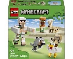 LEGO Minecraft Kipberijder Woestijnaanval Speelgoed voor Kinderen met Personages 21592