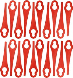 Reservemesjes Grastrimmer - Kunststof Bladen - Gazon Onderhoud - Snelle Vervanging - 20 Stuks - Rood — thumbnail 1