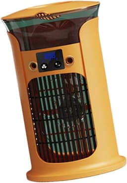 VHV-Draagbare Mini Aircooler - USB Bureau Ventilator met 3 Snelheden - Kleine Mobiele Luchtkoeler voor Slaapkamer en Kantoor - Persoonlijke Desktop Cooling Fan met 7 LED Verlichting — thumbnail 1