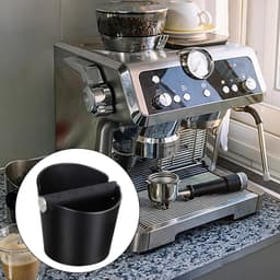 Afklopcontainer Koffie - Klopbox Espresso - Koffiezet Accessoires - Compact & Stil - 10 x 2 x 1 cm - Zwart — thumbnail 4