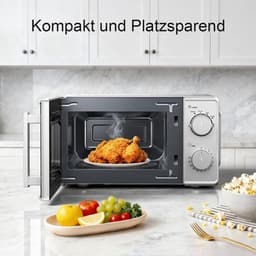 Solo Magnetron – Magnetron Oven – Microwave – Keukenapparaat – Mini Oven – 20 Liter Inhoud – 700 Watt Vermogen — thumbnail 3