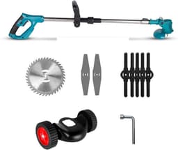 Elektrische Grasmaaier - Snoei machine - Gazon onderhoud - Opvouwbaar ontwerp - Compact formaat - Zwart — thumbnail 1