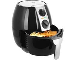 Heteluchtfriteuse - Airfryer Frituurpan - Gezond Frituren - XXL 4.5L Volume - 1500 Watt - Zwart