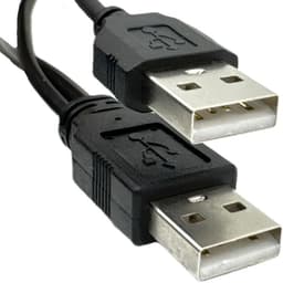 SATA USB Adapter - Externe Harde Schijf - Data Overzetten - Dubbele USB 2.0 - 25 cm - Zwart — thumbnail 4