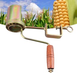Maïs Ontsteelmachine - Maïs Schillen - Maïs Bereiden - Hand Crank Bediening - 480g - Zilver — thumbnail 1