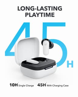 soundcore P31i - Real-Time Ruisonderdrukking - Hi-Res Geluid - Draadloze Vertaal-Oordopjes - 50U Speeltijd - Bluetooth Koptelefoon — thumbnail 2