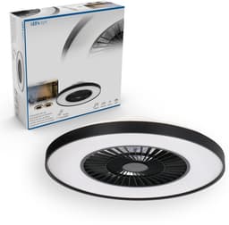 Proventa Premium Plafondventilator met LED lamp - Ø 60 cm - Zomer- en winterstand met afstandsbediening - Plafondlampen met Ventilator & Lamp - Zwart — thumbnail 4
