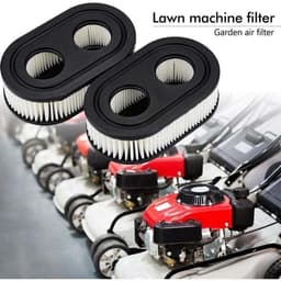 Twee luchtfilters, modellen 798452 en 593260, geschikt voor Briggs & Stratton 550E en 550EX grasmaaiers. — thumbnail 2