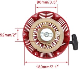 Dailygoods- Trekstarter Vervanging - Geschikt voor GX240/GX270 - 9PK/8PK Motor Grasmaaier - Hoogwaardige Metaal/Aluminium - Eenvoudig te Installeren - Startmotor — thumbnail 2
