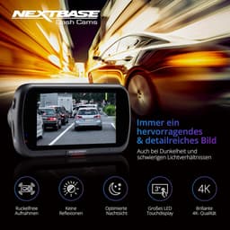 Dashcam Set - Auto Camera - Bewijs Bescherming - 4K UHD Stabilisatie - 64GB SD Kaart - Zwart — thumbnail 4