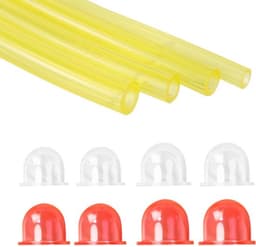 12 stuks vervangende primerbollenset voor Zama Echo Stihl Homelite Robi Pouland 0058001 12538108660 561635001 A01195A, GPU-materiaal carburateurbollen met brandstofslangen — thumbnail 1