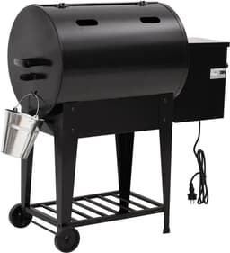 vidaXL - Pelletbarbecue - met - bodemplaat - 94 - cm - ijzer - zwart — thumbnail 3