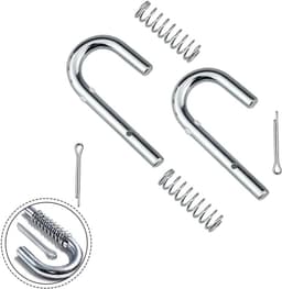 Grasmaaier Onderdelen - Pin en Veer - Gazon Onderhoud - Roestbestendige Constructie - 2 Stuks - Zilver — thumbnail 5