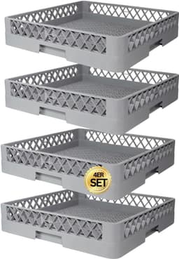Bestekmanden Set - Vaatwassermanden Klein - Gastronomie Keuken - Fijnmazig Stapelbaar - 50 x 50 cm — thumbnail 4