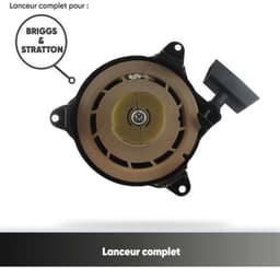 Complete startmotor - Geschikt voor onderdelen voor bepaalde BRIGGS & STRATTON motormodellen - Origineel onderdeelnummer 499706 — thumbnail 2