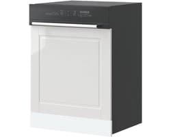 Vaatwasser Paneel Porto Hoogglans Wit 60x1.5x67 cm Engineered Hout, jiangboyue-854139