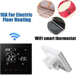 Slimme Wifi Thermostaat voor Elektrische Vloerverwarming met Touchscreen en App Bediening — thumbnail 5