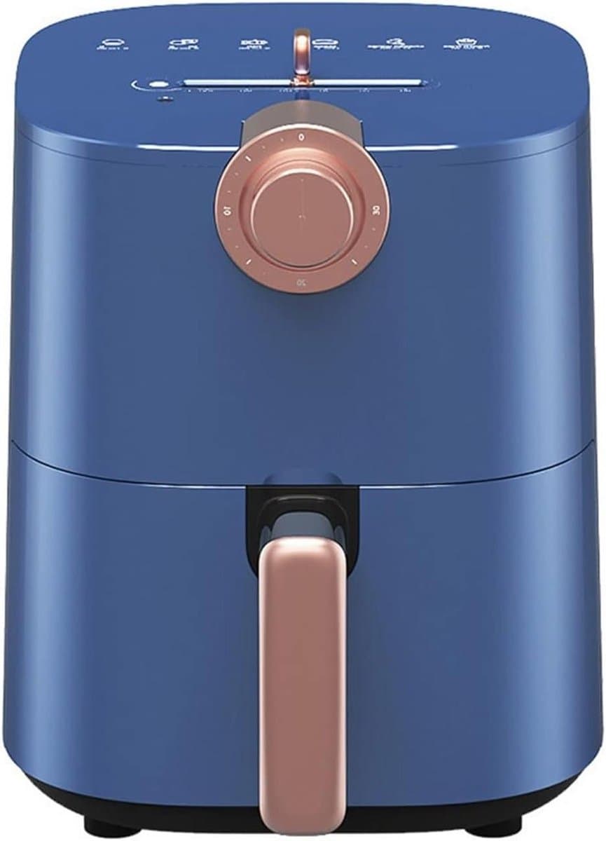 Heteluchtfriteuse - Airfryer Oven - Gezond Frituren - Snelle Bereiding - 45 Quart - Blauw — afbeelding 1