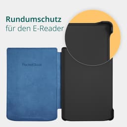 PocketBook Verse Pro e-reader Passion Red – 6 inch – 16 GB – waterdicht + Bloemen Hoesje – voordeelbundel — thumbnail 3