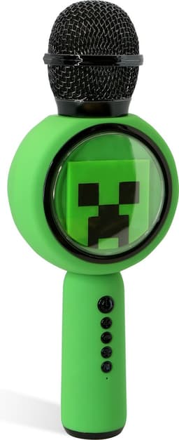 Minecraft - draadloze karaoke microfoon voor kinderen - oplichtend LED display - speaker - met stemeffecten — thumbnail 5