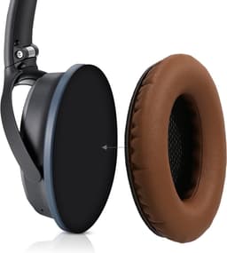 kwmobile 2x oorkussens geschikt voor Bose Quietcomfort 35 35II 25 15/QC35 QC35II QC25 QC15 - Earpads voor koptelefoon in donkerbruin — thumbnail 3