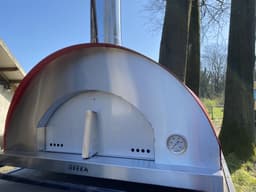 BEEK - Grande - pizzaoven - houtgestookt - Rood - tot 4 pizza's tegelijk — thumbnail 3