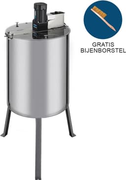 Honing Centrifuge - Elektrisch 900 rpm-1400 rpm - RVS - Capiciteit: 4 Honingramen - Inclusief bijenborstel - honing slinger — thumbnail 1