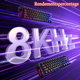 AULA WIN60 HE - Bedraad Gaming Toetsenbord - Magnetische Toetsen - 60% RGB -Hall Effect Rapid Trigger Gaming Keyboard- Gasket - Hot Swap - 8K Hz Polling Rate - QWERTY Toetsenborden - Zij Bedrukte toetsen - 61 Keys - Zwart — thumbnail 5