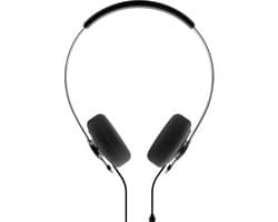Gadhouse Wesley Retro 80s bedrade on-ear-koptelefoon met microfoon, 40 mm driver