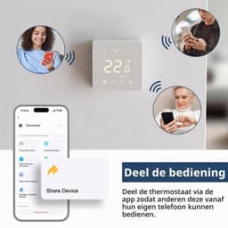 Slimme thermostaat met WiFi voor gasgestookte cv-ketels,Droog contact — thumbnail 4