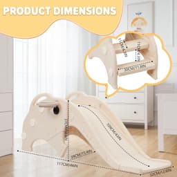3 in 1 Kinderschuifje, Kinderschuifje met basketbalmand, Kinderschuifje voor binnen en buiten, Kinderschuifje voor de tuin, Geweldig geschenk voor kinderen — thumbnail 3
