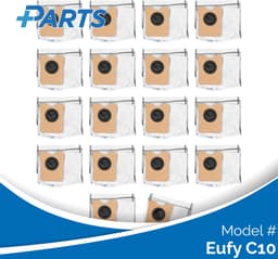 Eufy C10 Stofzakken (18 Stuks, Plus.Parts® alternatief voor T290A / T291C) — thumbnail 1