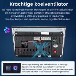 Awesafe Autoradio - Geschikt Voor Opel Meriva Corsa C D Astra G H - Draadloos Apple Carplay & Android Auto - Android 14 - Radio met navigatie - 7 inch HD touchscreen - Ram 2GB + Rom 64GB - Zilveren — thumbnail 3