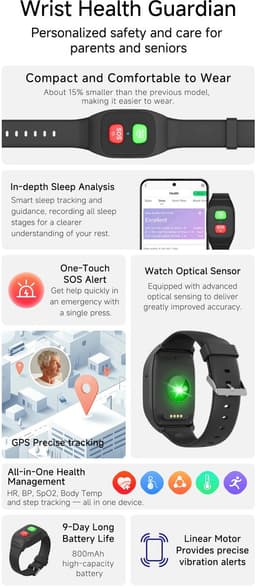 Xcruiser GPS Smartwatch – 4G – SOS-knop – Locatiebepaling – Bellen en berichten — thumbnail 5
