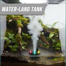 longziming Ultrasone Mistmaker – Mini Vernevelaar met 4 LED-Lampjes – Stil – Kleurveranderend – Voor Vijver, Aquarium, Halloween en Decoratie - tuinfonteinaccessoires — thumbnail 5