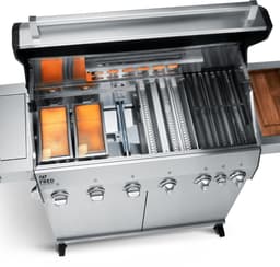 BURNHARD® Gas BBQ Fat FRED | 6-Brenner Gasgrill Deluxe - Series 3 - NL - mit Gusseisen-Ros — thumbnail 5