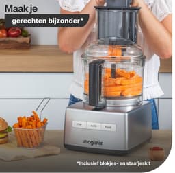 Magimix CS 5200 XL - Foodprocessor - Citruspers - Blokjes & staafjes kit - Rood — thumbnail 5